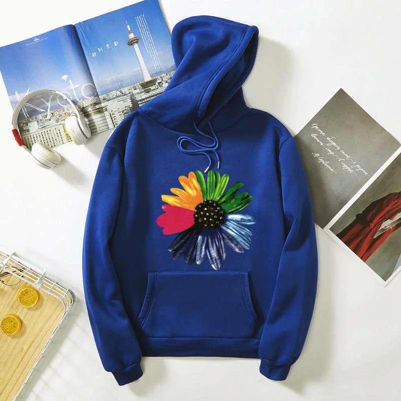 

High quality loose winter casual women's breathable long sleeve Hoodie