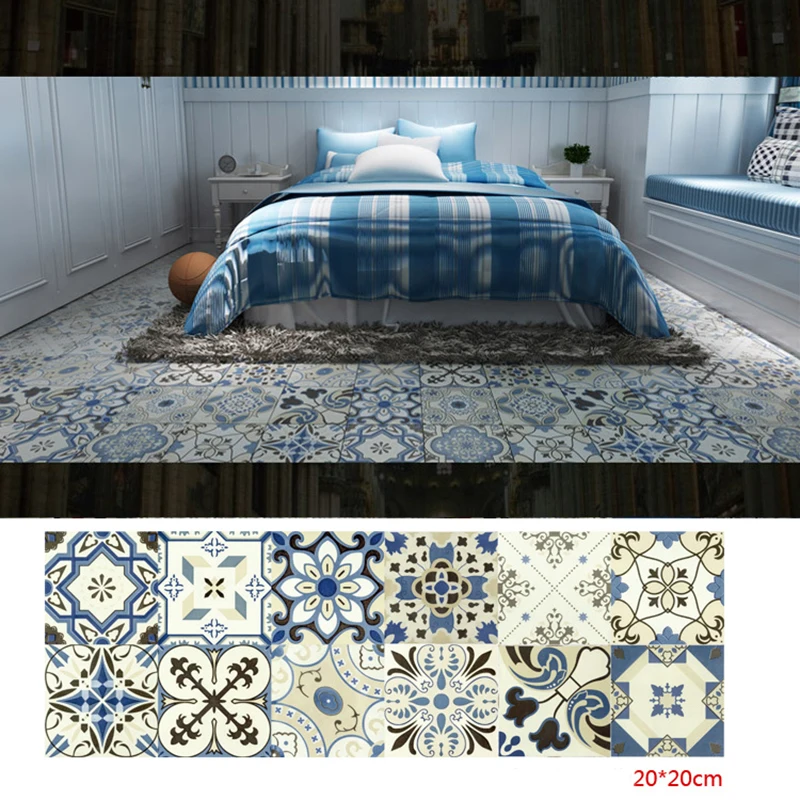 

Self-adhesive Thickening Wear-resistant PVC Pixel Frosted Tiles for Living Room Corridor Kitchen Floor Stereoscopic 3D Effect