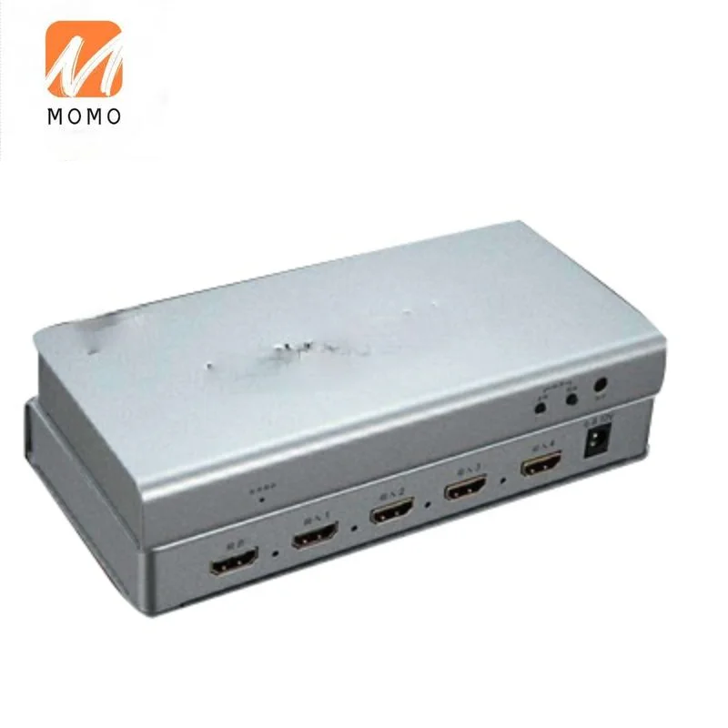 

Четырехпортовый сплиттер, четыре дюйма и один выход, компьютерный сплиттер, экран s 4