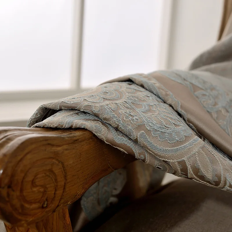 

Modern Curtains for Living Dining Room Bedroom Simple New High-precision Jacquard Modern Tulle Finished Product Customization