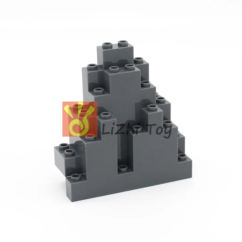 Кубики MOC 6083 Rock Panel 3x8x7 треугольные строительные блоки для самостоятельного