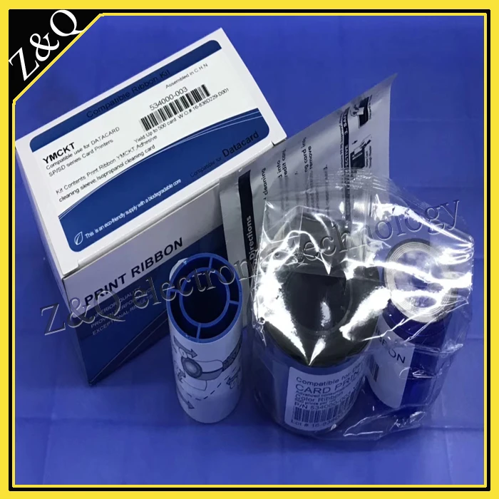 

compatible Datacard color ribbon 534000-003 YMCKT for the SP55 card printers