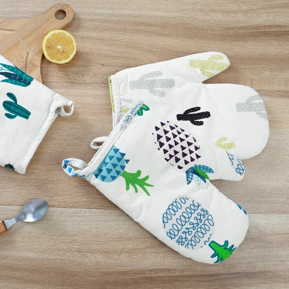 Перчатки для микроволновой печи прихватки выпечки термостойкие рукавицы