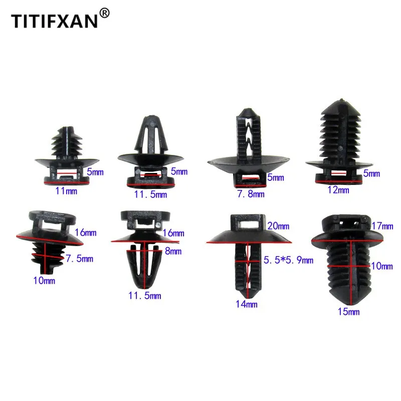 18 шт. пластиковые заклепки для автомобильных балок|Клипсы и зажимы авто| |