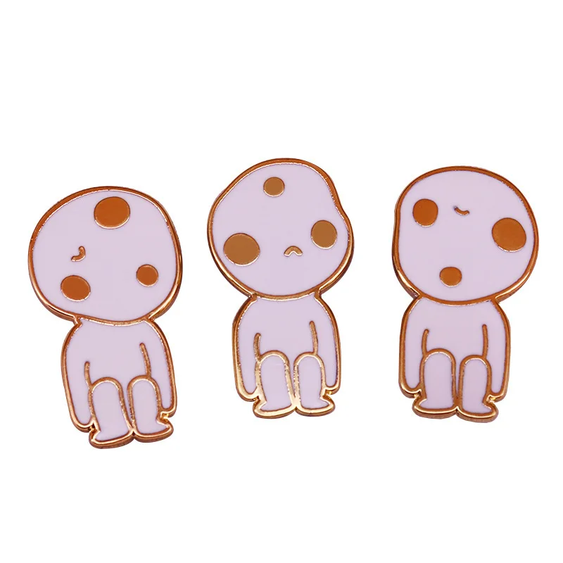 Распродажа жесткая эмалированная брошь в виде милой принцессы мононокса