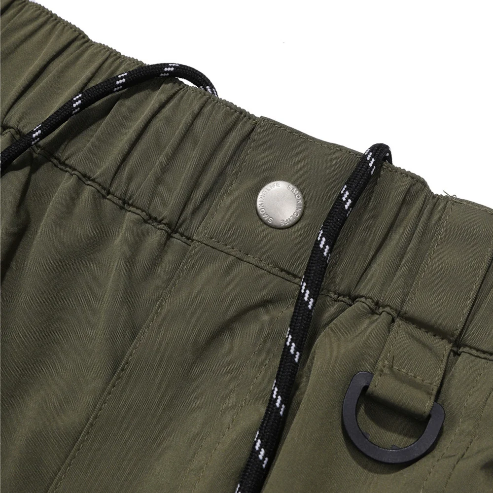 

Брюки-карго мужские с несколькими карманами, уличные штаны в стиле сафари, свободные рабочие штаны в стиле колор-блок, милитари