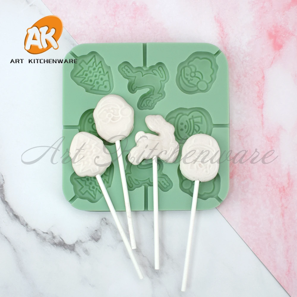 

Рождественская серия, дизайн Санта-Клауса, ручная работа, конфеты, шоколад, креативные формы, инструменты для украшения тортов, жаростойкая ...