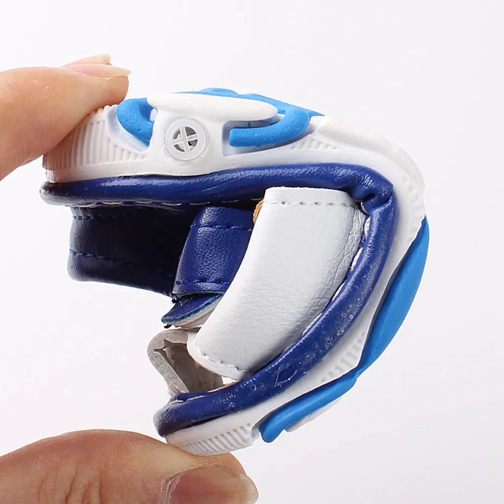 Звуковая обувь для новорожденных девочек и мальчиков мультяшный вертолет синяя