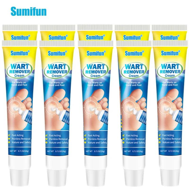 

Sumifun 10Pcs Skin Tags Warts Remover Treatment Ointment Foot Corn Cream Moles Dark Spot Removal Against Mole Skin Care Beauty