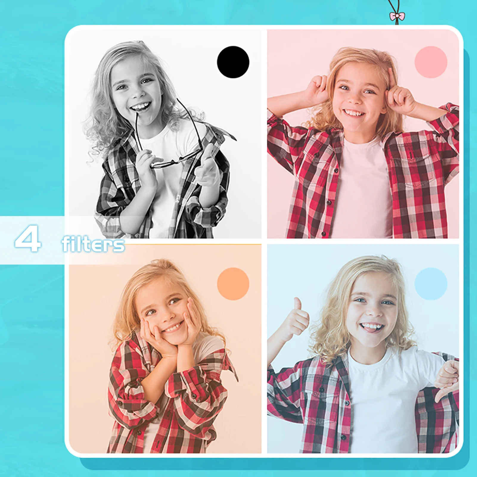 

Kids Camera for Kids Children Toys 1080P Rechargeble Digital Video Camera Best Birthday Christmas Gift for Boys Girls Toddler