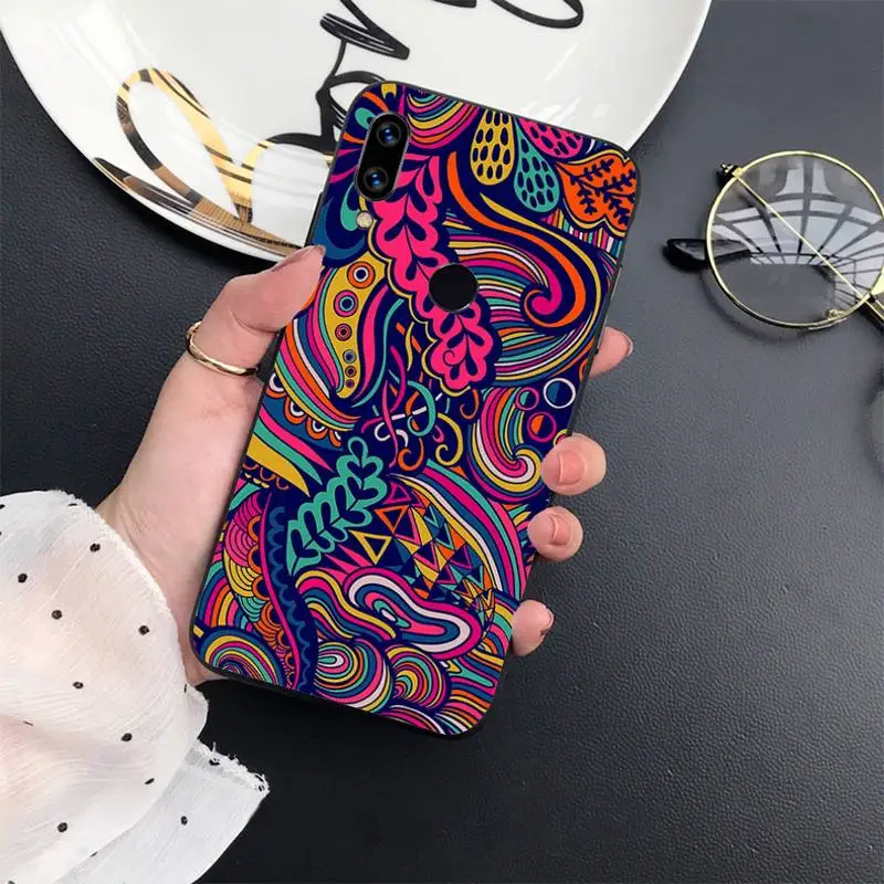 

COLORFUL MANDALA Phone Case For Xiaomi Redmi Note 4 4x 5 6 7 8 pro S2 PLUS 6A PRO