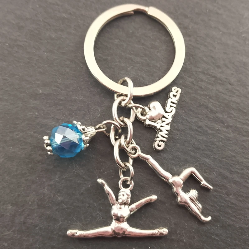 1 шт. Женский гимнастический брелок с кулоном в виде сердца | Украшения и