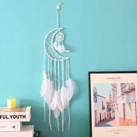 moon dream catcher pendant dream catcher windbell pendant tanabata gift bedroom pendant home wall decoration hanging decoration
