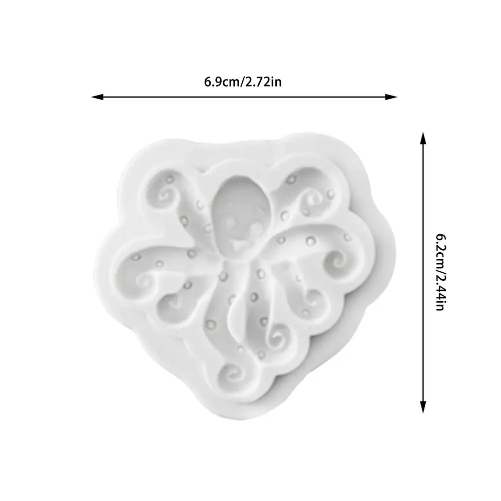 

Octopus Silicone Fondant Mold Cake Chocolate Lace Decoration DIY Design Pastry Dessert Fondant Mold Kitchen Baking Tool