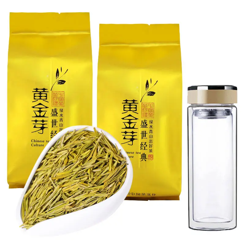 

Golden Bud Zhejiang Authentic Rare Green Tea Strong Flavor Golden Bud before Rain