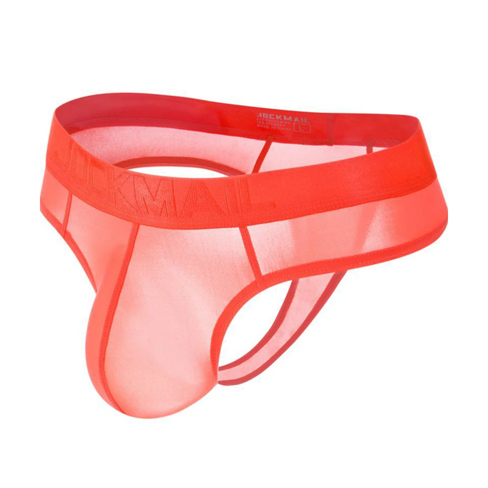 

Men's Thong 2020 Sexy Translucent Panties Sexy Lingerie Ultra Thin Ice Silk Panties Bikini Low Waist Briefs Bikini Sexy Panties