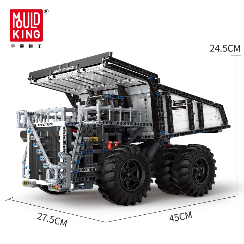Техническая серия MOC 29699 автомобиль совместимый с Lepining Liebherred RC T284 горный самосвал