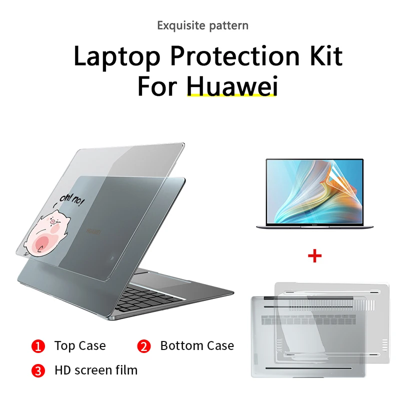 laptop case for huawei matebook d14 d15 protection hard shell cover for 2021mate book 13s 14s xpro honor magicbook pro 16 1 case free global shipping