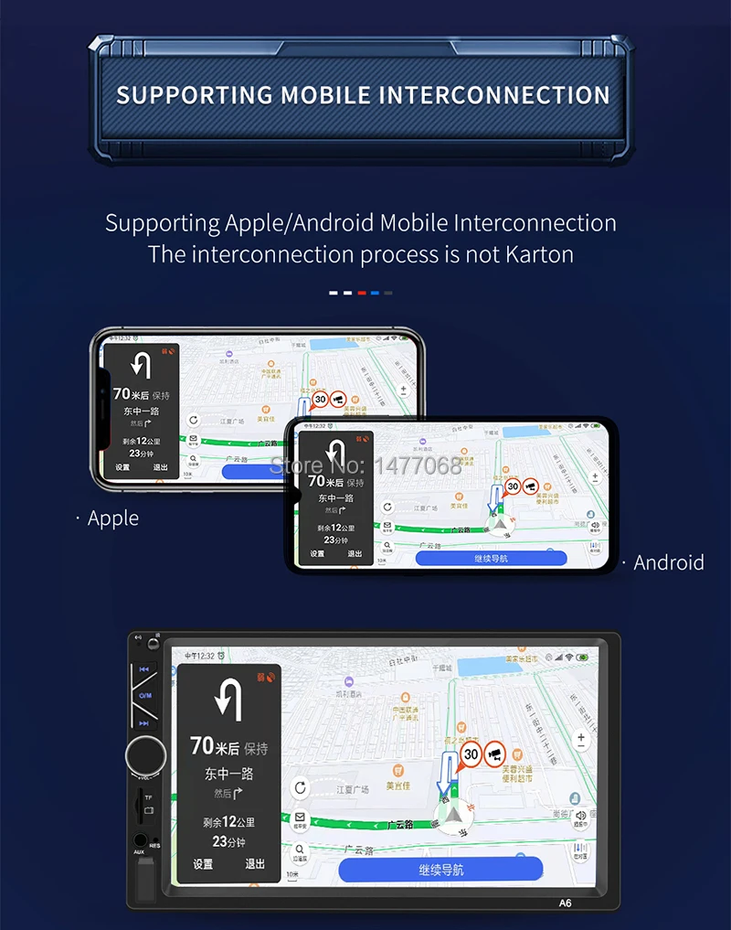 Автомагнитола 2 Din Mirror Link аудио видео MP5 плеер Bluetooth Handsfree A2DP USB TF Aux стерео система 7 дюймов головное устройство PHYEE A6
