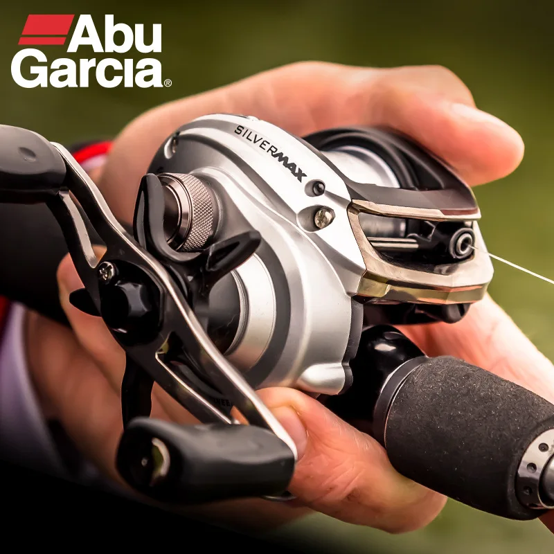 

Abu Garcia Brand SILVER MAX3 SMAX3 Fishing Reel L/R Hand 5+1BB Max Drag 8kg 6.4:1 Bait Casting Reel Saltwater Lure Fishing Reel