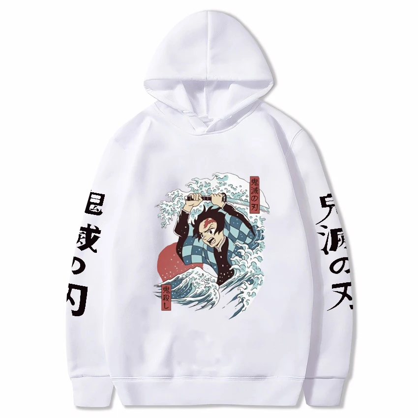 Sudadera con capucha de manga larga para ni&ntilde;os y ni&ntilde;as, ropa informal de primavera y oto&ntilde;o con estampado de Devil Slayer-0