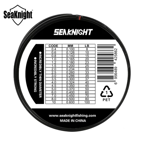 SeaKnight TriPoseidon 300м Плетенная Леска 4 Нити 8-60lb Зеленый — изображение продукта