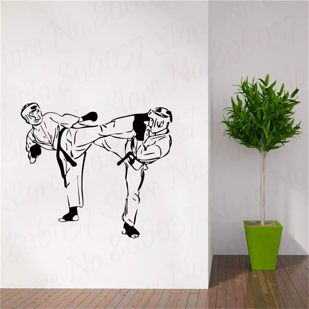 Тхэквондо боевые искусства Истребитель Экстремальные виды спорта наклейки на