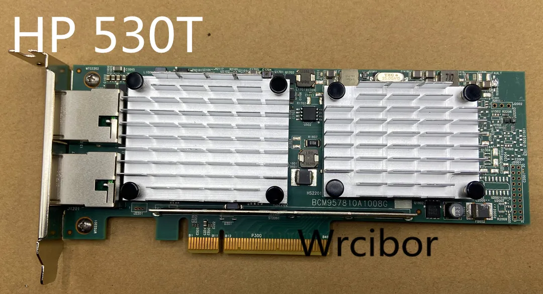 HP 10 Гб 2 портовый 530T адаптер 657128 001 656594 аккумулятор большой емкости 656596 B21 оба