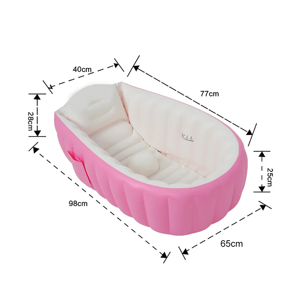 

Portable Foldable Baby Infant Inflatable Bathtub Shower Basin Swimming Pool