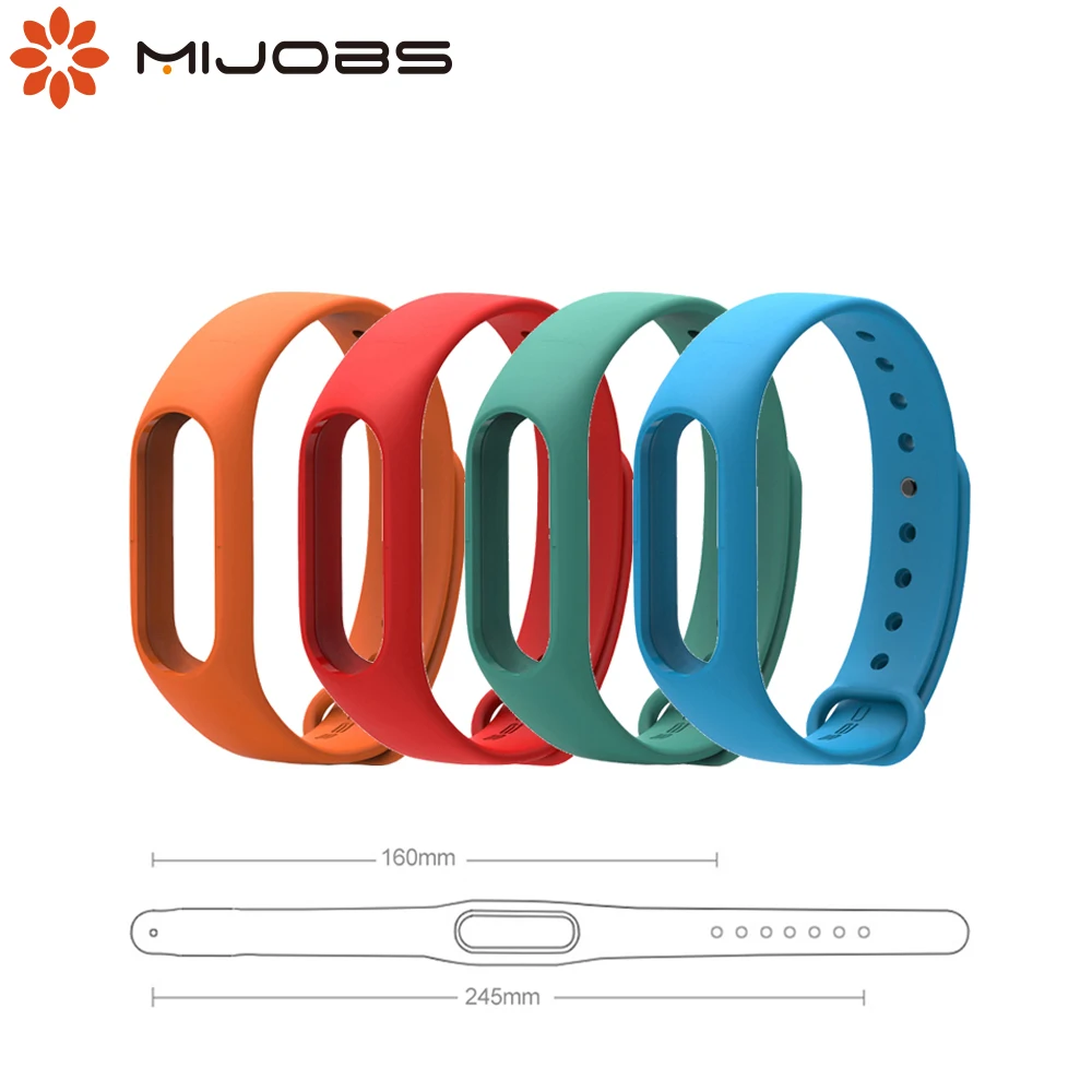 Удлиненный ремешок для Xiaomi Mi Band 2 силиконовый браслет Miband браслеты Xiomi Correas 160 мм ~