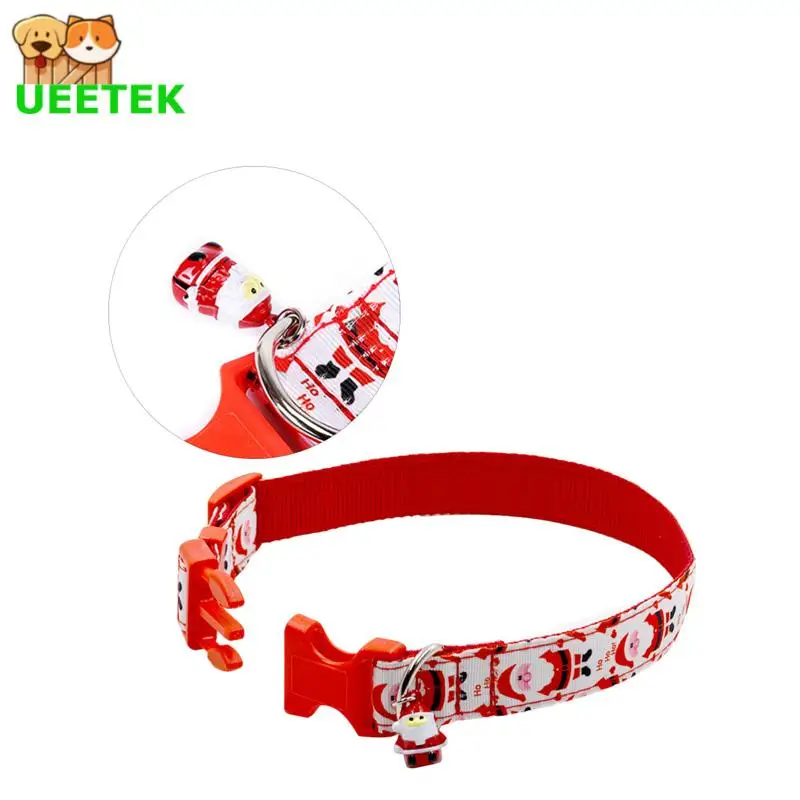 Ошейник для собак Творческий Регулируемый Рождество ошейник с колокольчиком