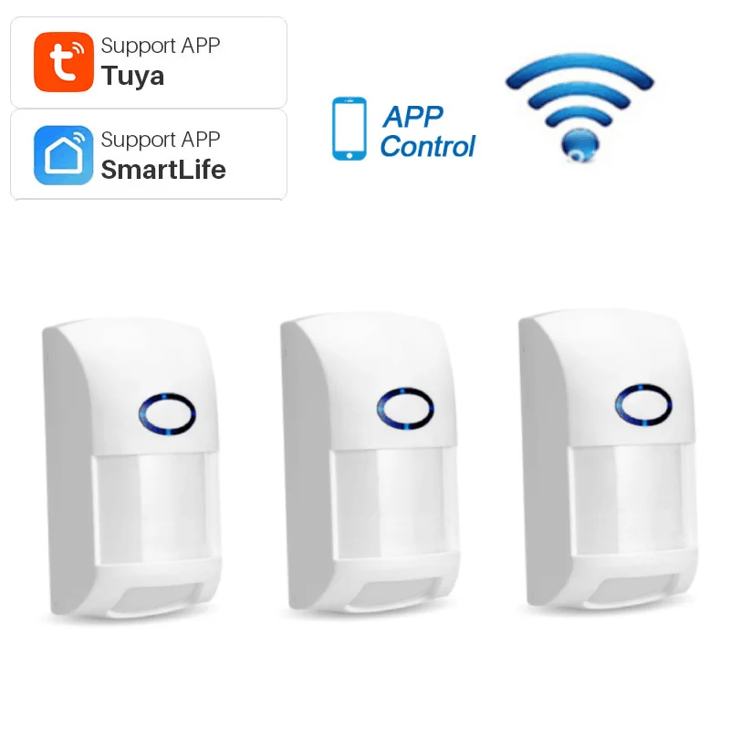 

Датчик движения человеческого тела с Wi-Fi и управлением через приложение