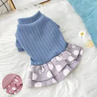 Летняя одежда для домашних животных, платье в горошек для собак, юбка, летние свадебные платья для собак, Chihuahau, платье для домашних животных, кошек, одежда из Йоркшира