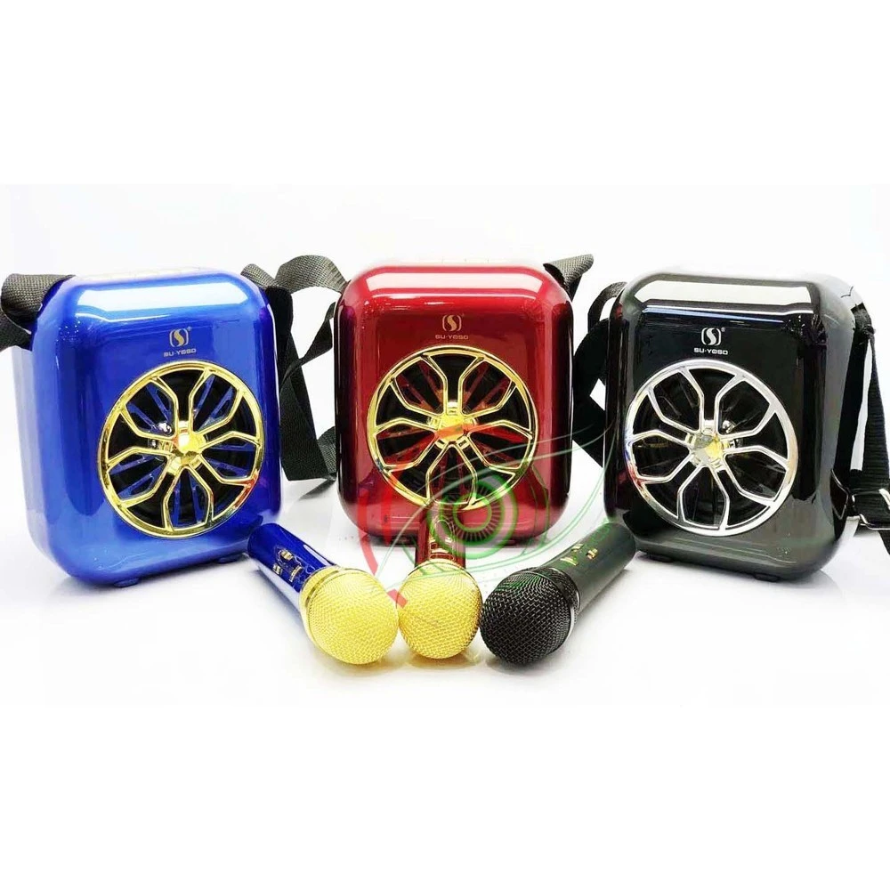 Bluetooth 2 шт. микрофоны с динамиком мини легко носить караоке набор для активного