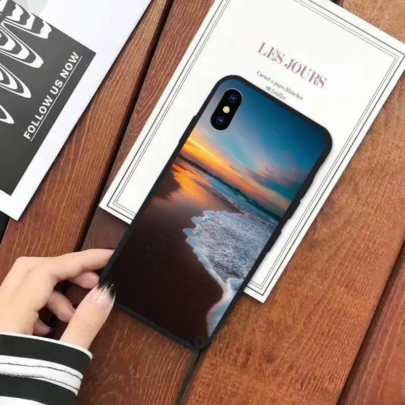 

Sunset view of Bali Ocean Beach Phone Case for iPhone 11 12 mini pro XS MAX 8 7 6 6S Plus X 5S SE 2020 XR