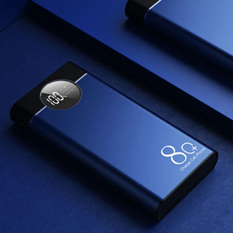 

Large-Capacity 80000mAh Power Bank for Sumsung IPhone Xiaomi Portable Phone Fast Charger Watch Digital Display Travel Charger