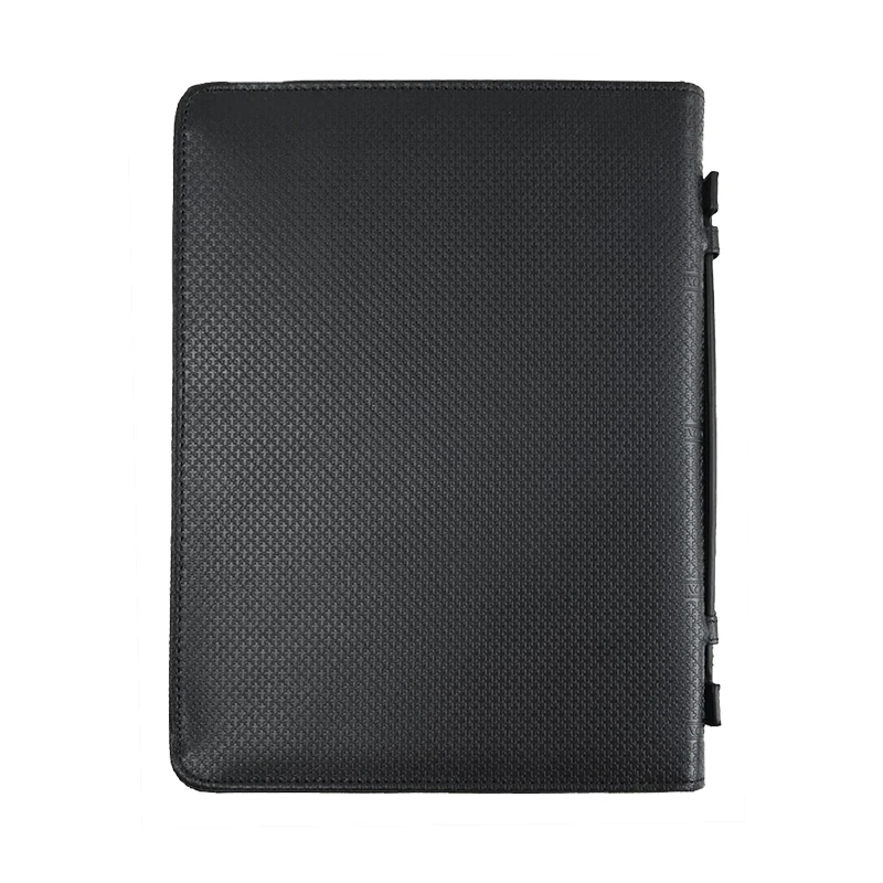 Рекламный тисненый черный чехол из искусственной кожи с надписью Sublimation Bible