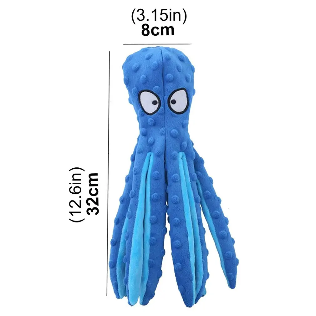 

Dog Chew Toy Squeaky Chew Toy Pet Toys Molar Puppies Toys Octopus Dog Toys IQ Training Toy Protective Furniture Toy Pets' Toys