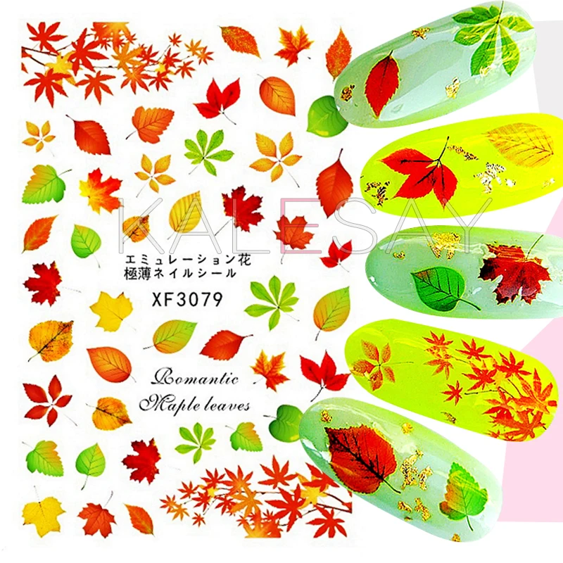 Самоклеящиеся Стикеры для ногтей наклейки с Божьими коровками маникюра авокадо