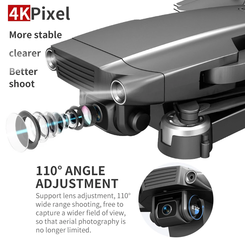 Дрон L705 Mini камера 4K HD Квадрокоптер с дистанционным управлением фиксированной