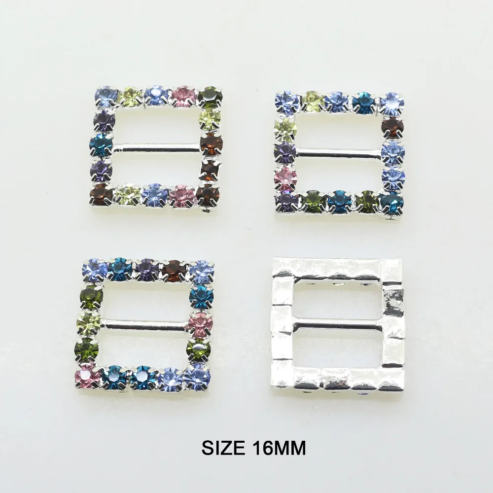 Прибытие настоящая фабрика Outlet 10 шт./лот 16 мм форма горный хрусталь пряжки