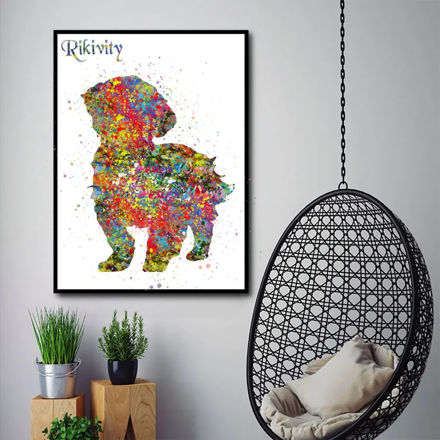 Рикиити бык фотография мопса настенная Картина на холсте животные картины