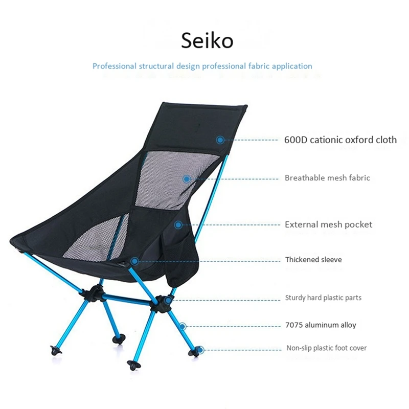 Online Balıkçılık Sandalye Hafif Katlanabilir Seyahat Sandalye Katlanabilir Plaj Sandalyesi Ultralight Taşınabilir Katlanır Kamp Sandalyesi