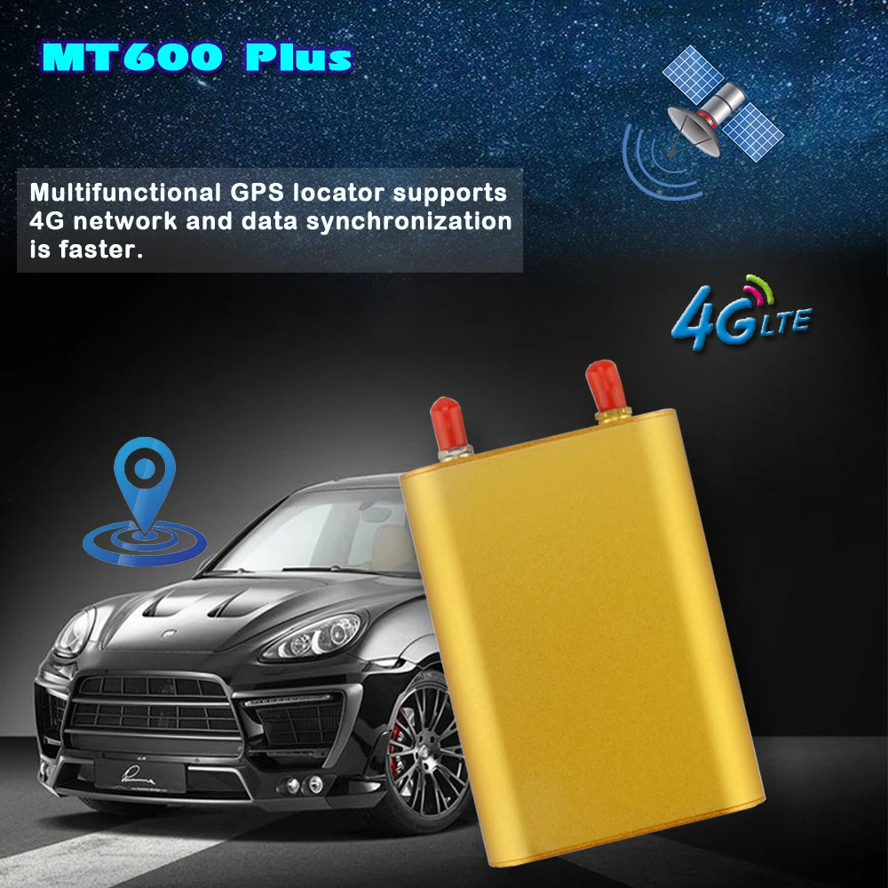 Высокоточный GPS-трекер для автомобиля 4G LTE MT600 Plus с переключателем ACC отчета о