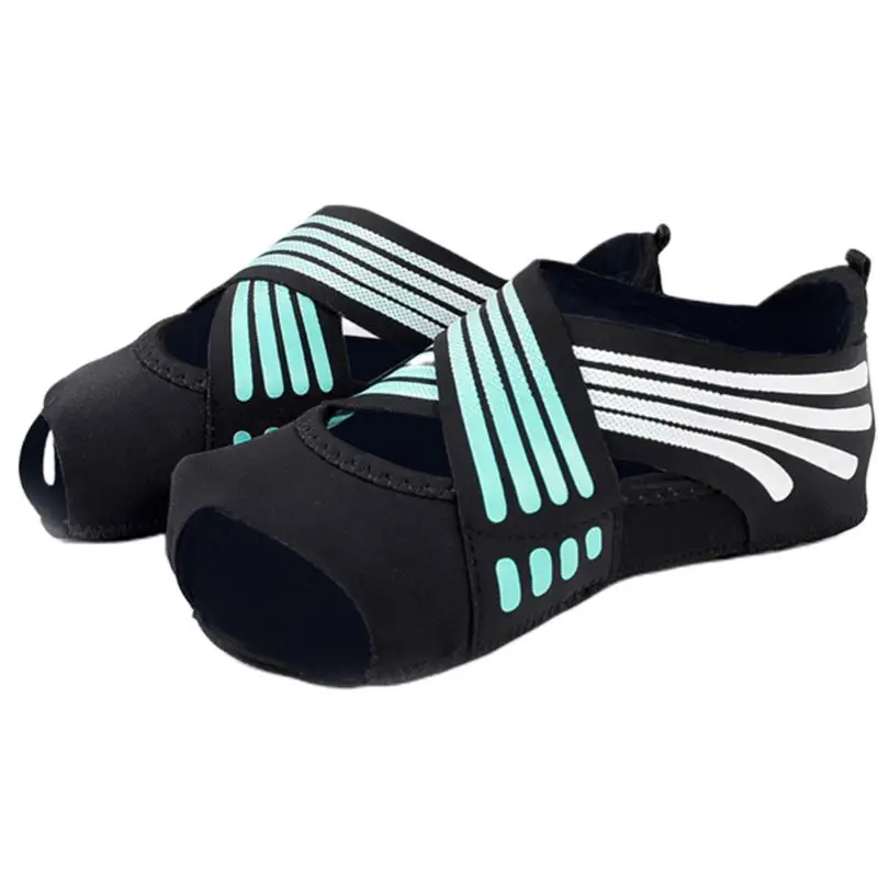 

Women Toeless Yoga Shoes Soft Anti-Slip Silicone Ballet Dance Pilates Socks 23GE