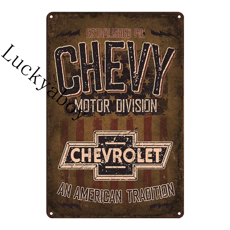

Vintage Car Sign Man Cave Hot Rod Metal Tin Signs Wall Art Painting Poster Bar Cafe Garage home Decor AL043