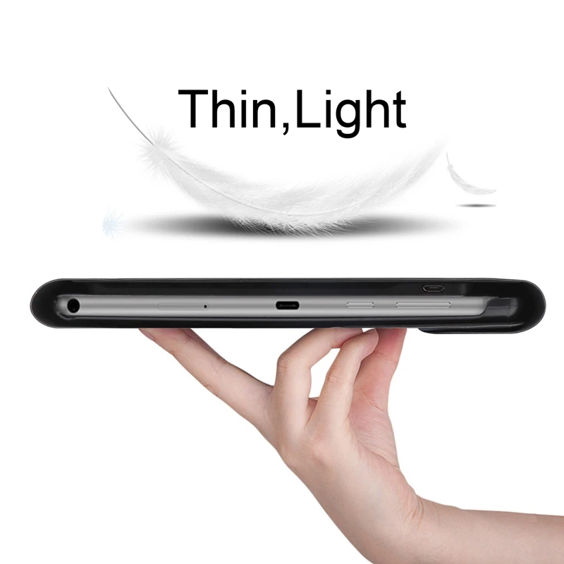 Bluetooth клавиатура кожаный чехол для huawei Mediapad M6 10 8 дюймов Подставка планшета