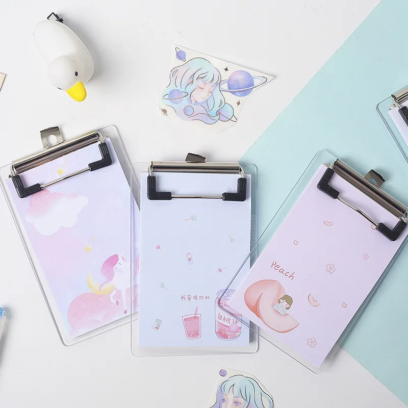 Блокнот для записей блокнот корейский милый зажим тарелок канцелярские