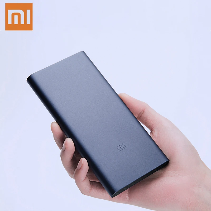 

Xiaomi Power Bank 2i 10000mAh External Battery Bank 18W Quick Charge Powerbank PLM09ZM with Dual USB Output For Smart Phone