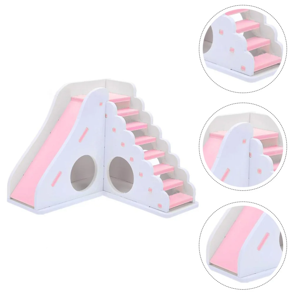 

1PC Multi-purpose Colored Pet Hamster Nest Hamster Wooden Climbing Ladder